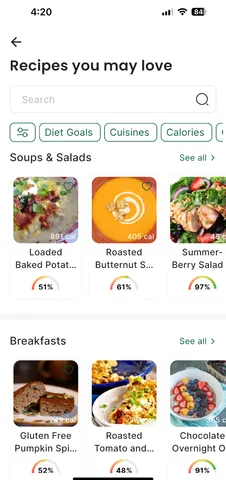 Recipe Recommendations